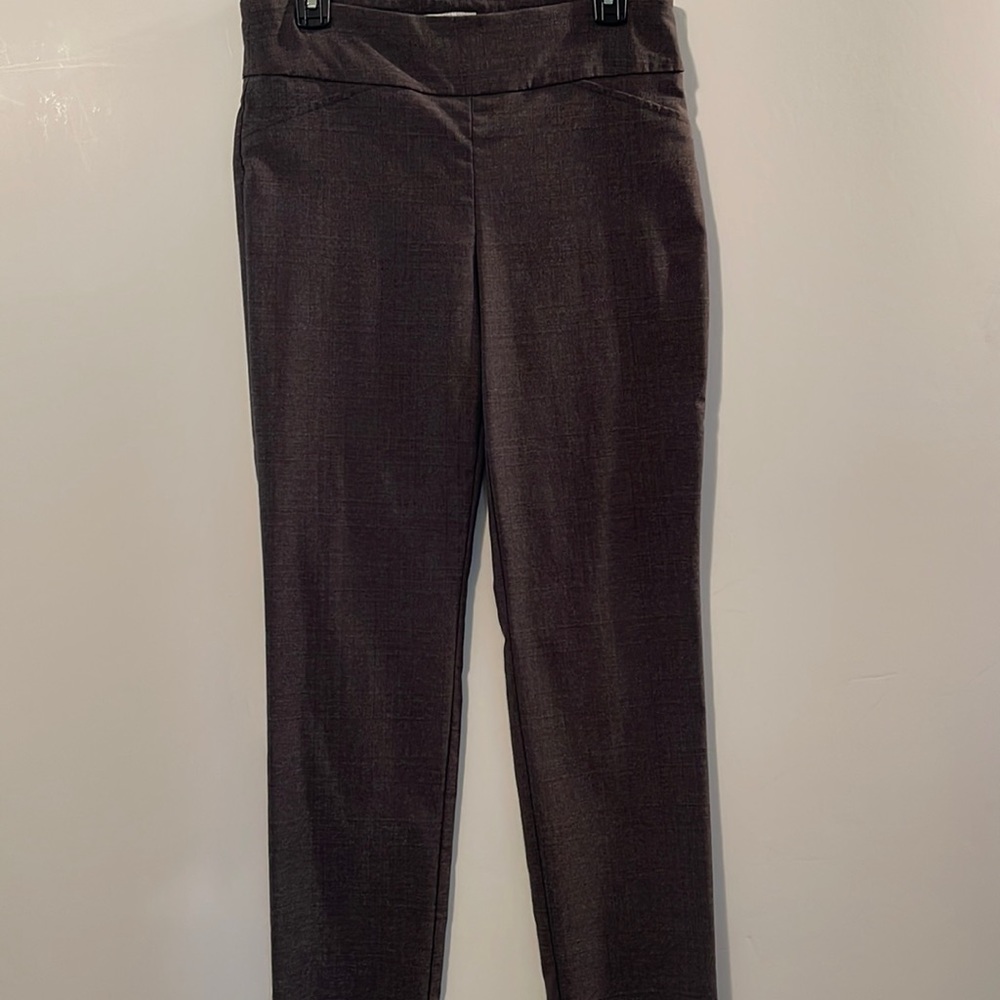 NWOT Charter Club Classic Fit Herringbone Pants with Tummy Control Panel